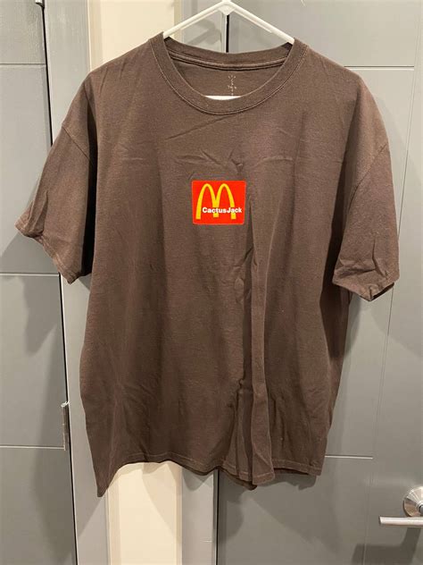 Travis Scott Travis Scott X Mcdonalds Sesame Iii T Shirt Brown Grailed