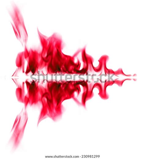 Red Fire Light On White Background Stock Photo 230981299 Shutterstock