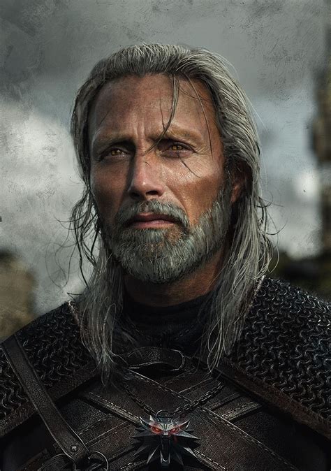 Artstation Mad Mikkelsen As Geralt Of Rivia Imad Awan The Witcher
