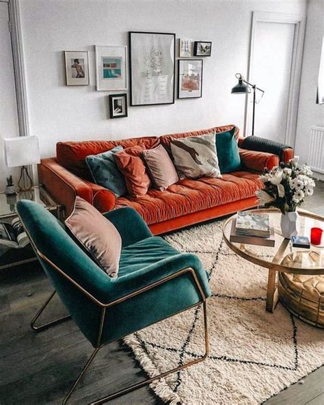 Refined Orange Sofas For A Bold Color Statement Digsdigs