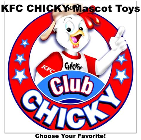 Kfc Chicky Kids Pack Chicken Mascot Toys Vintage To Current Pick Your
