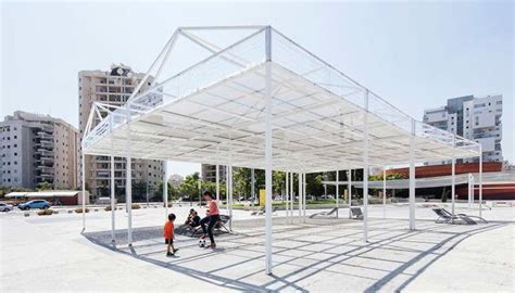 Kinetic Cloud Seeding Pavilion Creates Shade With 30000 Tin