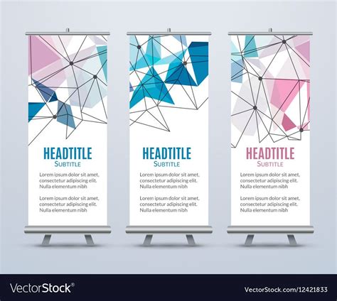 The Exciting Banner Stand Design Template With Abstract Intended For