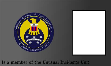 Unusual Incidents Unit Membership Template By The Jmp On Deviantart