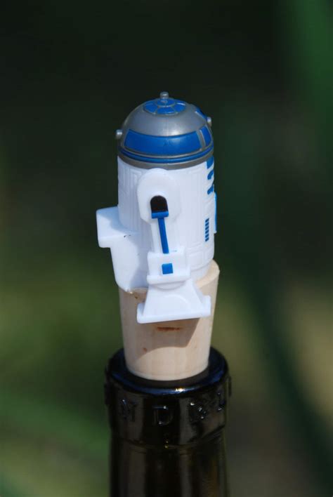 Star Wars R2d2 Droid Wine Bottle Stopper Pez Etsy