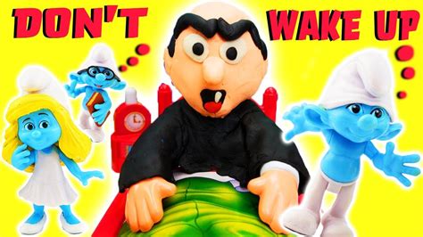 Gargamel Dont Wake Daddy Game W Smurfs Brainy Papa Smurf Clumsy Smurfette Learn Colors