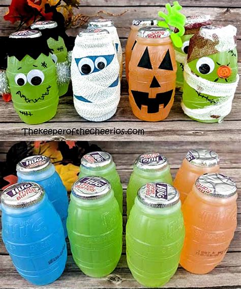 Halloween Juice Bottles Pre Packaged Halloween Treat Food Halloween Juice Halloween Party