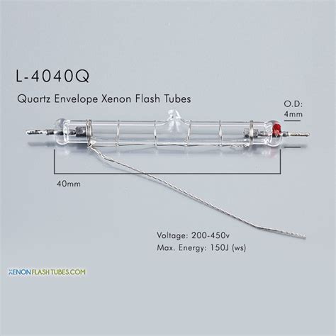 Building Materials And Supplies L4040q Quartz Flash Tube Lamp Ipl Uv