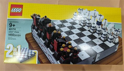 LEGO Iconic Chess Set 40174 2in1 Checkers Special Edition Board Game