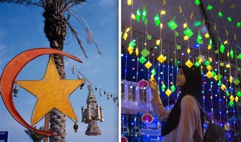 Normally, eid al fitr (which comes at the end of ramadan) is marked with social visits and feasting with people enjoy the stunning eid decorations and shopping discounts at mall of the emirates. Eid al-Fitr 2019: What is an Eid Moon Tree? Where to buy ...