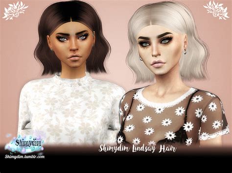 The Sims Resource Shimydim Lindsay Hair