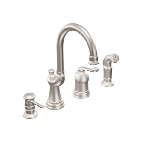 Make sure this fits by entering your model number.; Faucet.com | CA87002CSL in Classic Stainless by Moen