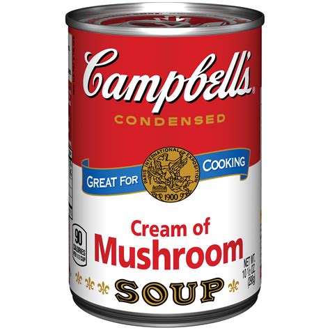 This recipe was very good instead of can mushrooms i used fresh and it turned out to be very good i was kind of leary about putting the uncooked chicken in the milk and soup mixture but to. Campbell's Condensed Soup, Cream of Mushroom, 10.75 oz (305 g)