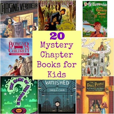 20 Mystery Chapter Books For Kids