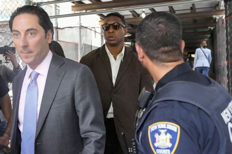Jonathan Majors Makes First Appearance In Court As Judge Sets Trial