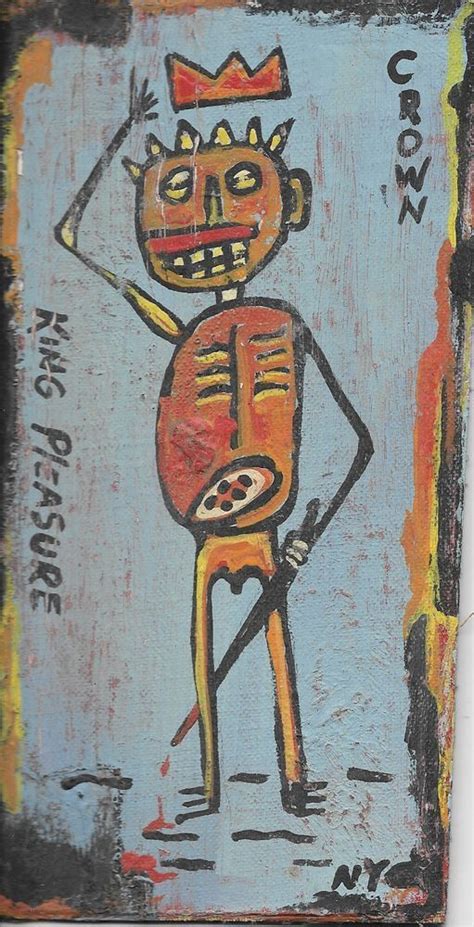 Jean Michele Basquiat Nyc Street Postcard Painting Samo Crown Nyc