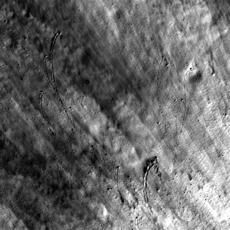 Northeastward Lunar Reconnaissance Orbiter Camera