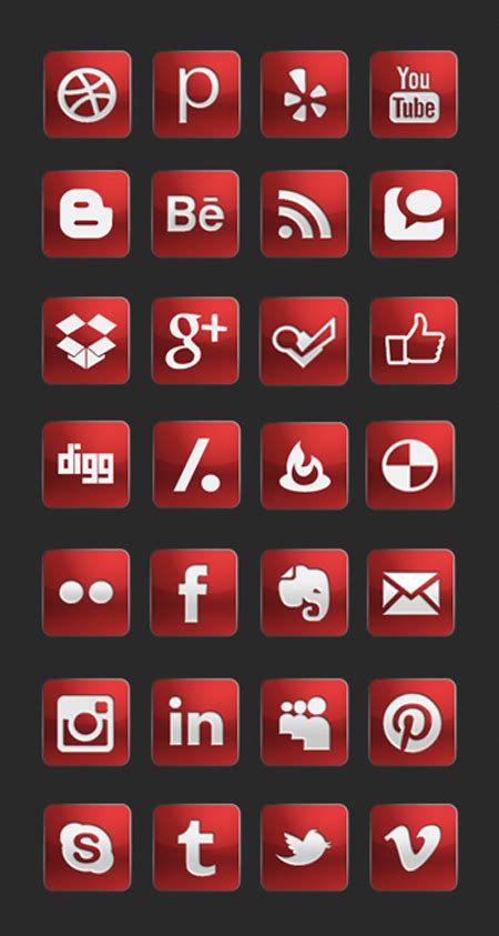 Best Free Social Media Icon Sets In 2015 365 Web Resources