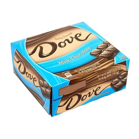 Dove Dove Milk Chocolate Bars 144 Oz 18 In The Snacks And Candy