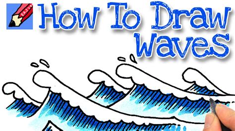 How To Draw Waves Real Easy Youtube