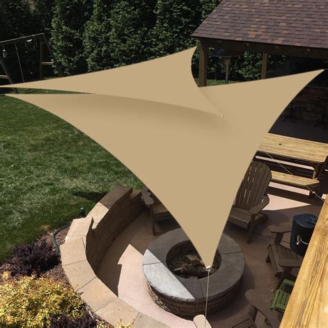 Sun Shade Sail Canopy Rectangle 98 Uv Block Sunshade For Backyard Deck