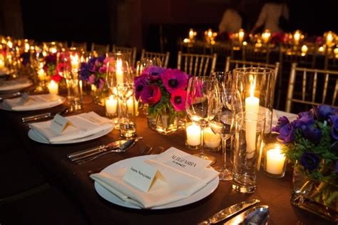Garden party features vivid linens, plates, and blooms for a truly beautiful setting. Love the table setting at Joseph Altuzarra's dinner party ...