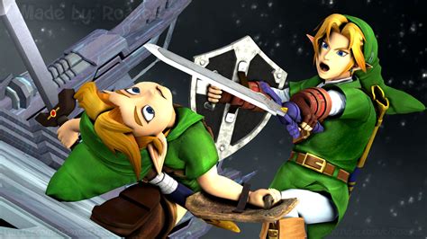 Young Link Dodges Adult Links Attack By Roaxes On Deviantart