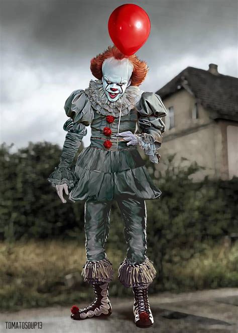 Pennywise It Bill Skarsgard By Tomatosoup On Deviantart Clown Horror Pennywise
