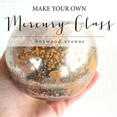 How To Make Your Own Mercury Glass Mercury Glass Diy Glass Ornaments Diy Mercury Glass