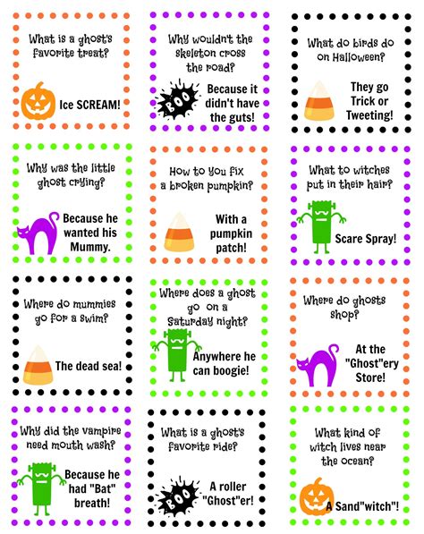 Printable Halloween Jokes Printable Word Searches