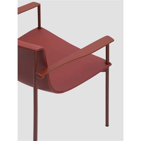 Lema Poltroncina Ombra Pelle Basic Rossa LONGHO Design Concept Store