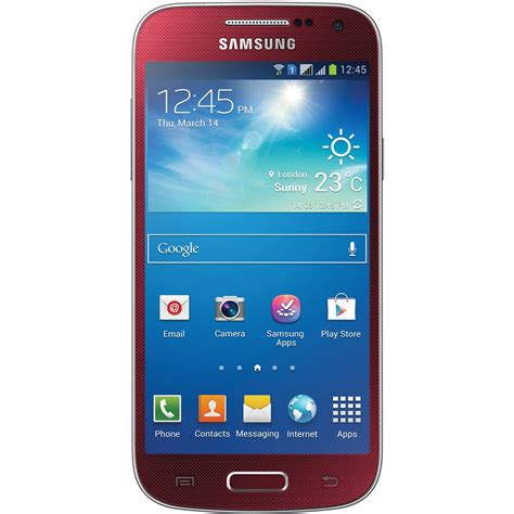 Samsung Galaxy S4 Mini Gt I9195i 8gb Smartphone Gt I9195 Red Bandh