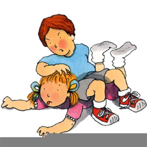 Brother And Sister Fighting Clipart Free Images At Vector