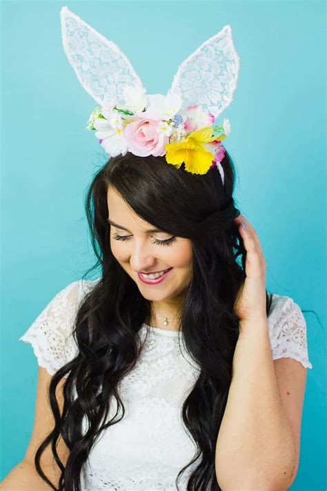 Diy Floral Bunny Ears For Your Maids Or Flower Gals Bespoke Bride