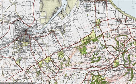 Historic Ordnance Survey Map Of Eston 1925 Francis Frith