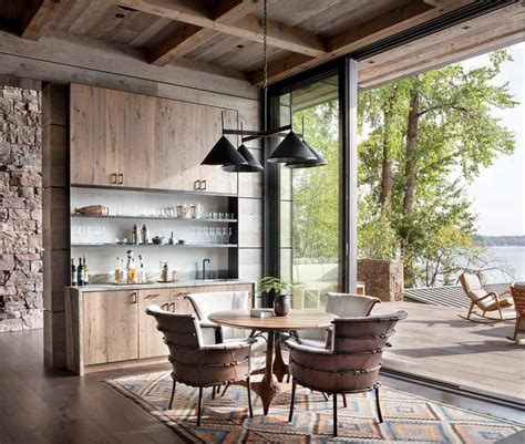 This Mountain Modern Lakefront Home In Montana Is All About Zen Modern