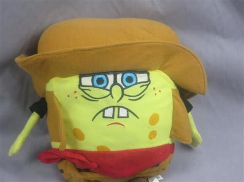 Big Nickelodeon Spongebob Squarepants 2006 Viacom Cowboy Hats Scarf