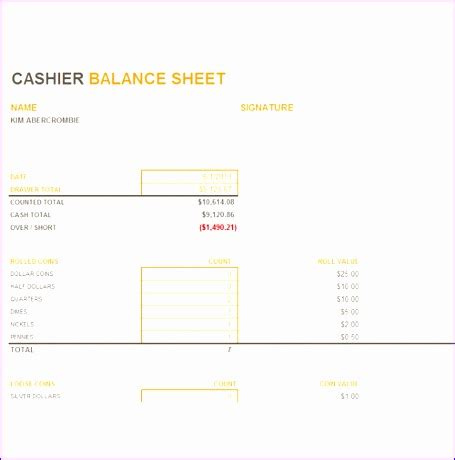 Features of excel cash book template. 10 Balance Sheet Template Excel Free - Excel Templates ...