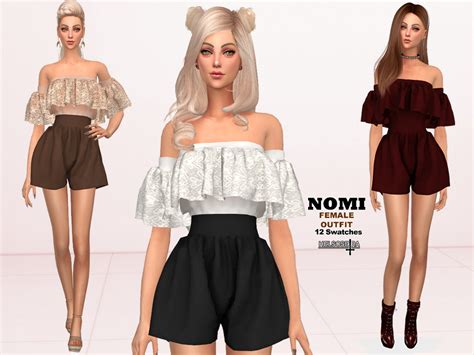 The Sims Resource Nomi Outfit