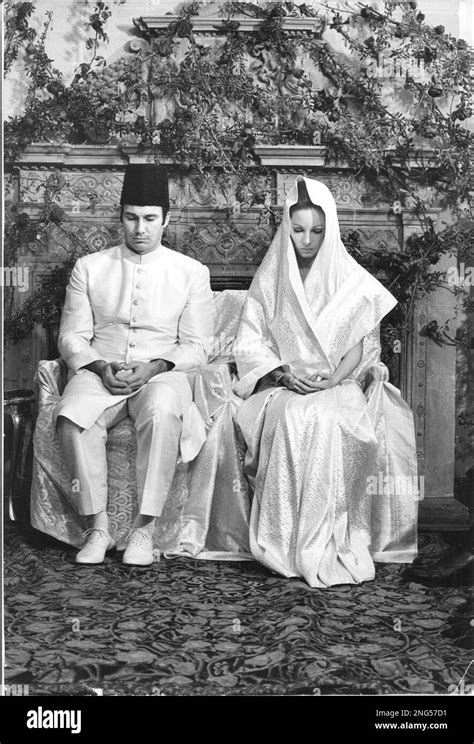 Prince Karim Aga Khan And His Bride Princess Salina The Former Lady