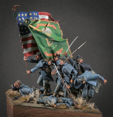 Charge Of The Irish Brigade Fredericksburg 1862 By Doug Cohen Civil