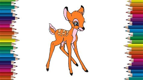 How To Draw A Cute Deer Step By Step Cartoon Deer Drawing And