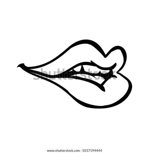 sexy women lips cartoon icon vector stock vector royalty free 1037194444 shutterstock