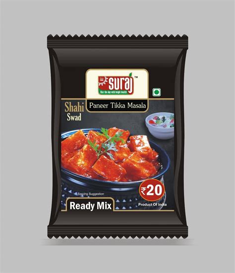 Paneer Tikka Masala Packaging Size Gm Packaging Type Pouch At