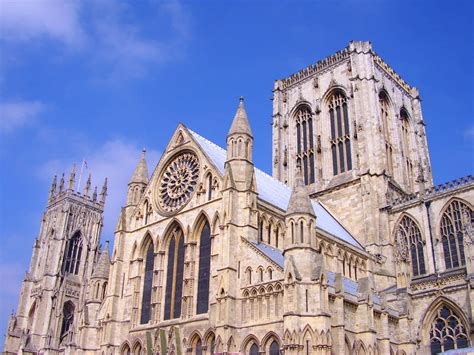 Download Facade Of York Minster Cathedral Wallpaper