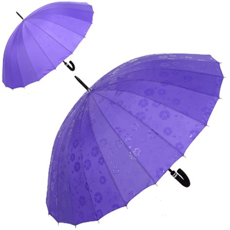 24k Change Flowers With Water Large Umbrella Male Long Handle Windproof