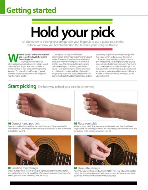 How To Hold Your Guitar Pick Aoo3d