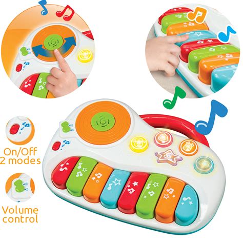 Baby Piano With Dj Mixer Kiddolab Toys