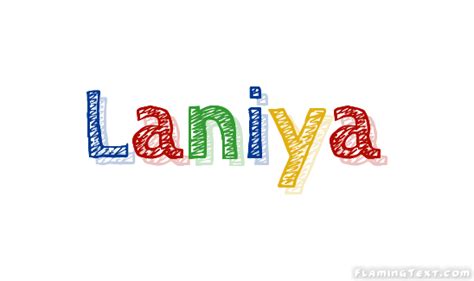 laniya Лого Бесплатный инструмент для дизайна имени от flaming text