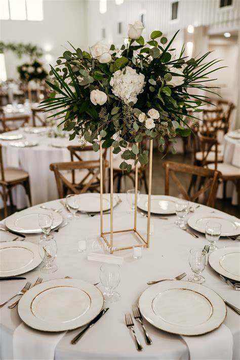 Simple Elegant Wedding Reception Table Decor Wedding Reception Table